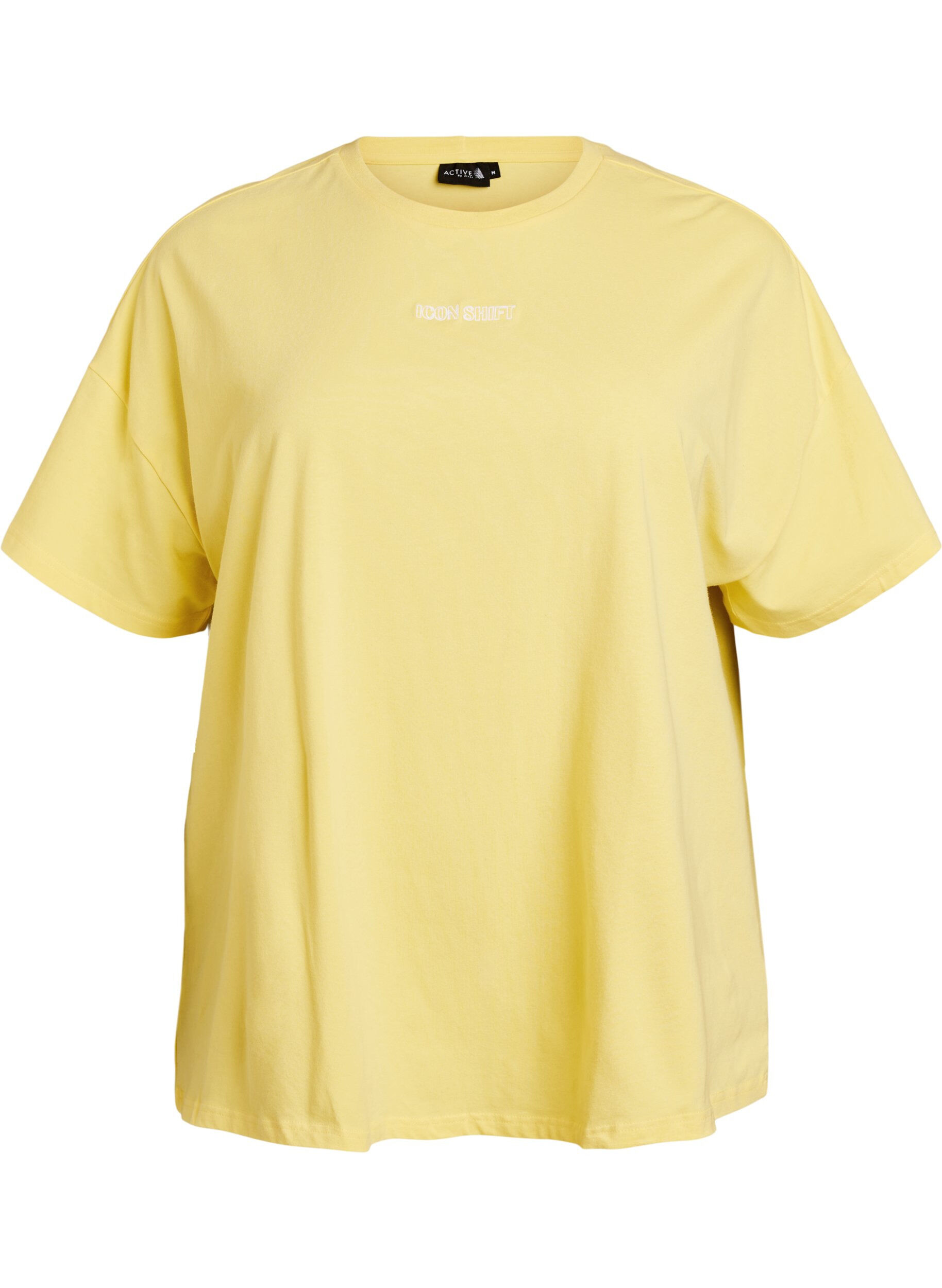 Organic cotton T-shirt with a small front motif