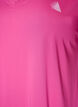 Loose training t-shirt with v-neck, Pink, Packshot image number 2