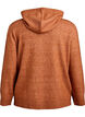 Knitted hoodie, Orange, Packshot image number 1