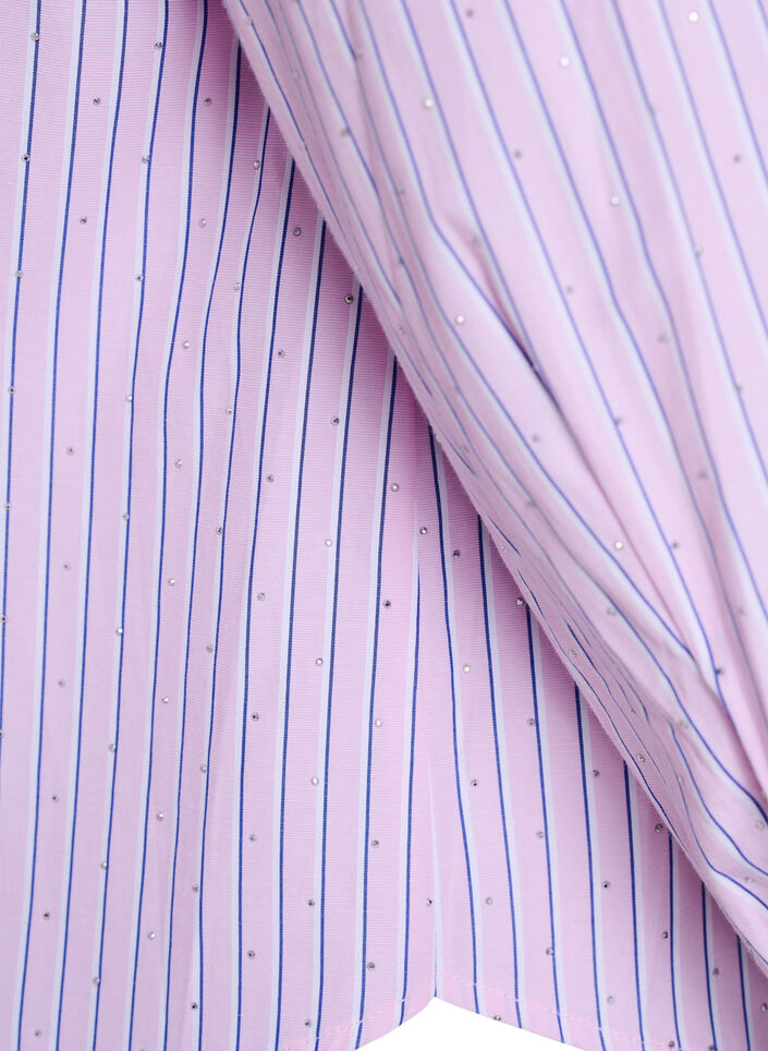 Striped shirt with studs, Pink, Packshot image number 3