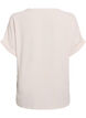Loose blouse with short sleeves, Beige, Packshot image number 1