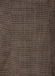 Small check A-line skirt, Brown, Packshot image number 2