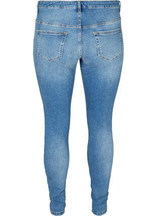 Extra slim fit Nille jeans with a high waist, Light blue denim, Packshot image number 1