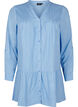 Tunic with V-neckline and gathered details, Light Blue, Packshot image number 0