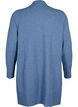 Ribbed Knit Cardigan with Pockets, Blue, Packshot image number 1