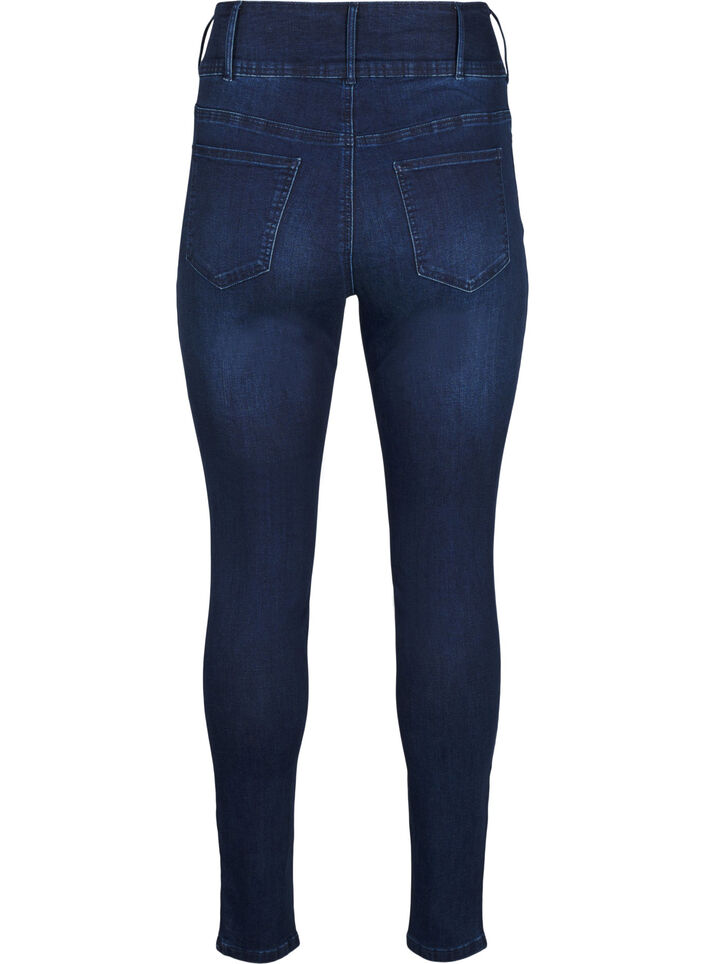 Super slim Bea jeans with extra high waist, Dark Blue, Packshot image number 1