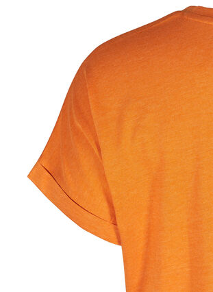 Cotton mix t-shirt, Autumn Maple Mel., Packshot image number 3