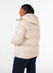 Short puffer jacket with detachable hood, Vanilla, Model image number 2