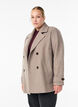 Short coat with double-breasted button closure, Beige, Model image number 0