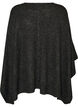 Round neck knitted poncho, Dark Grey, Packshot image number 1