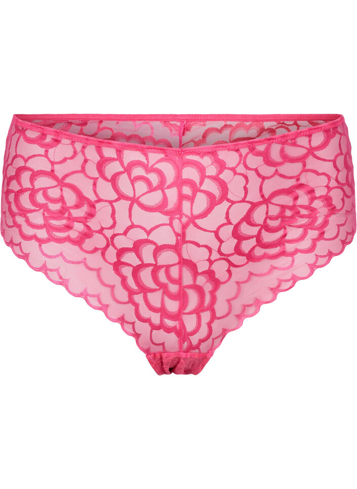 Hipster briefs in lace fabric, Jazzy, Packshot image number 0