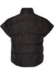 Puffer gilet with adjustable waist, Black, Packshot image number 1