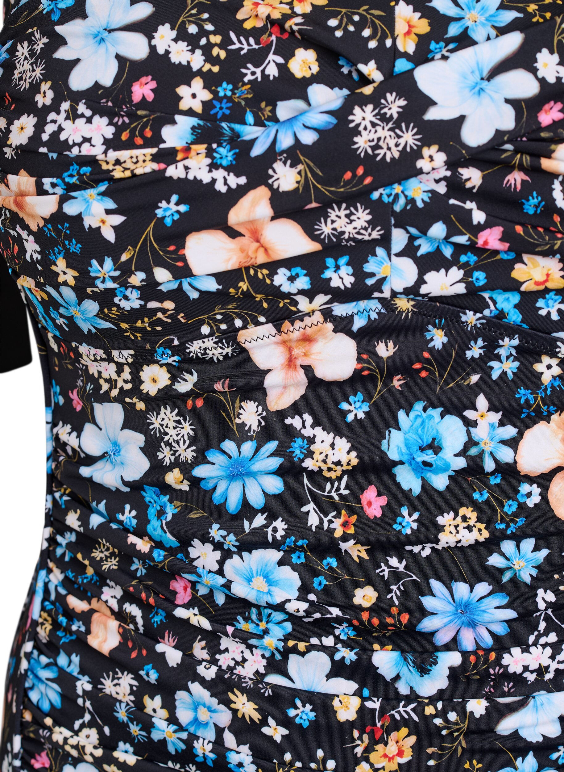 Zizzifashion Padded swimsuit with print, Blue, Packshot image number 2