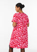 Short a-line dress with floral print, Red, Model image number 2