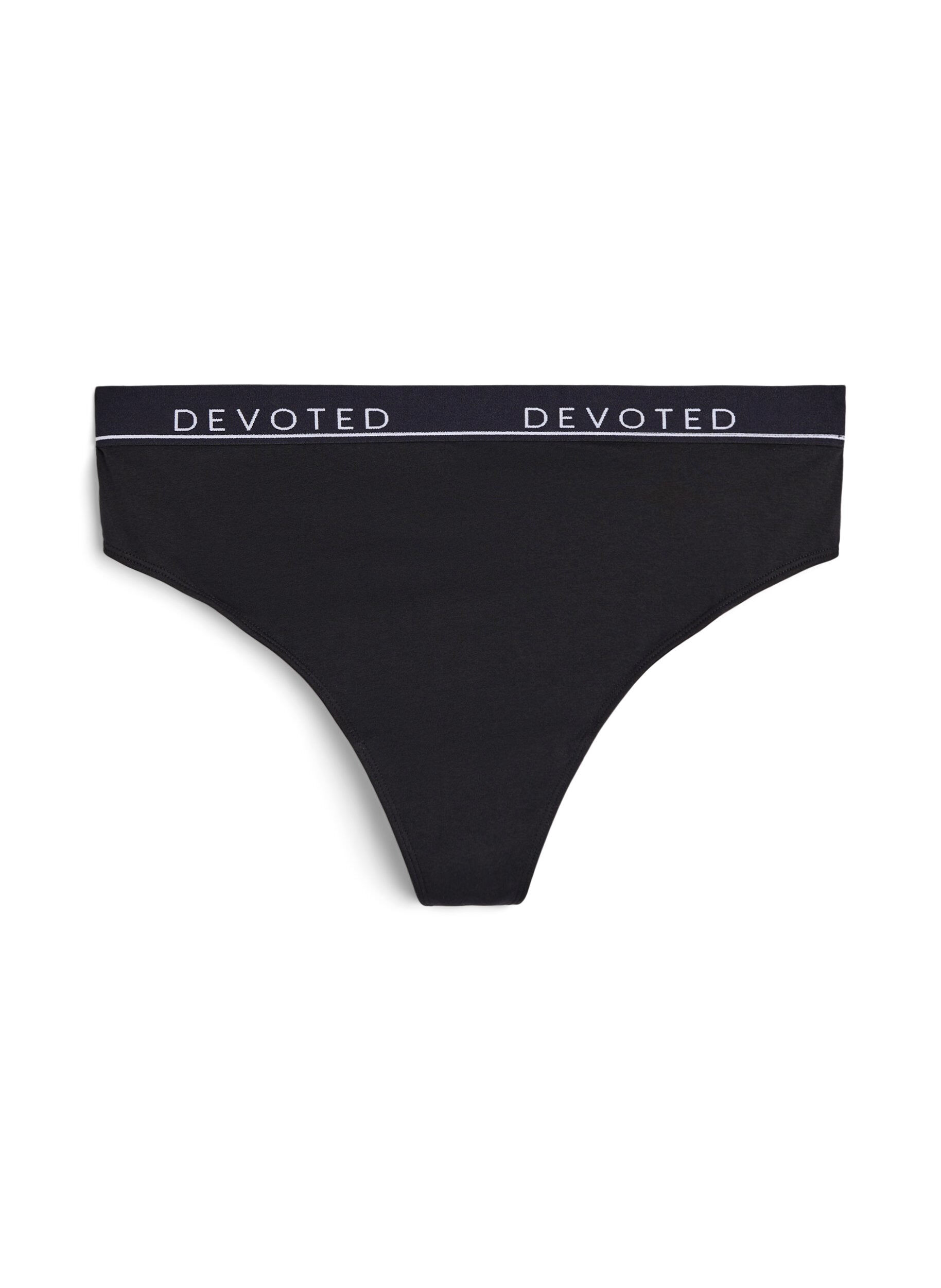 Cotton g-string with a regular waist
