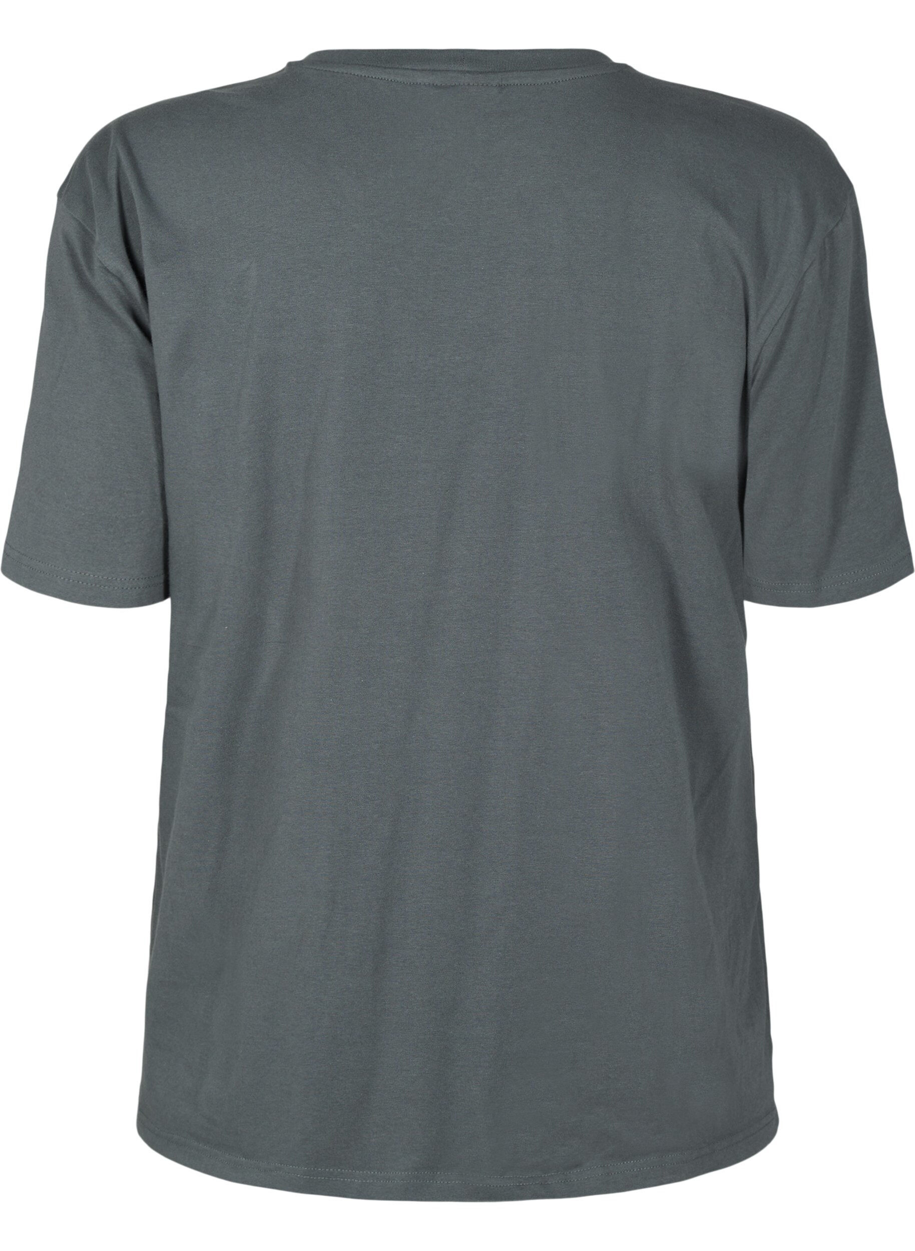 ZizzifashionSporty T-shirt in organic cotton, , Packshot image number 1