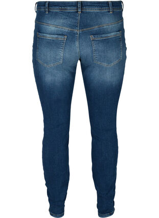 Extra slim Sanna jeans with a regular waist, Dark blue denim, Packshot image number 1