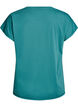 Solid-coloured training T-shirt, Petrol, Packshot image number 1