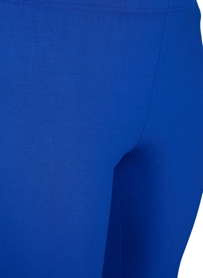 Basic viscose leggings, Blue, Packshot image number 2
