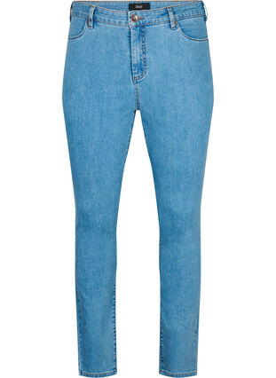 Amy jeans with a high waist and super slim fit, Light Blue, Packshot image number 0