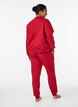 High-waisted joggers, Red, Model image number 1