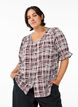 Shirt blouse with 1/2 sleeves, Dark Bordeaux, Model image number 0