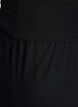 Jersey culotte trousers with high waist, Black, Packshot image number 2