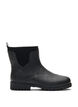 Wide fit - Short wellies with elastic neoprene shaft, Black, Packshot image number 0