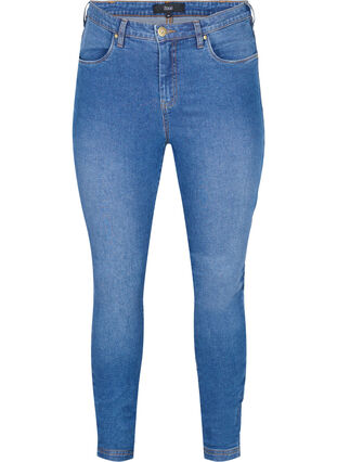 Extra high waisted Bea jeans with super slim fit, Light blue, Packshot image number 0