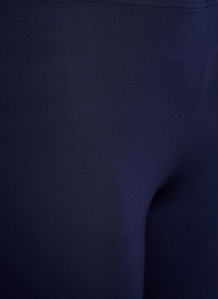Basic viscose leggings, Blue, Packshot image number 2