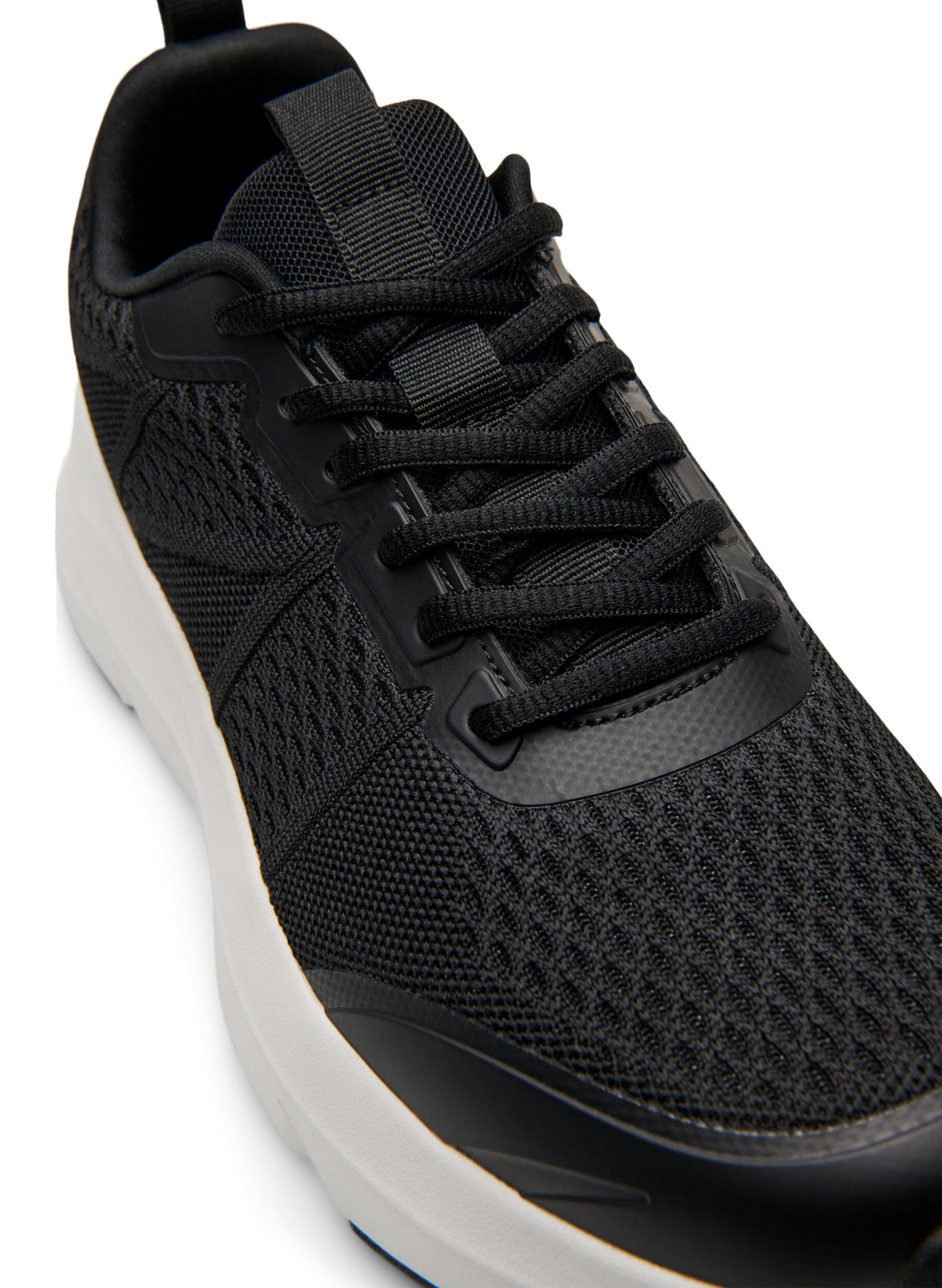 Zizzifashion Wide fit - Comfort sneakers with shock-absorbing sole, Black, Packshot image number 2