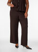 Trousers with a wavy texture, Brown, Model image number 3