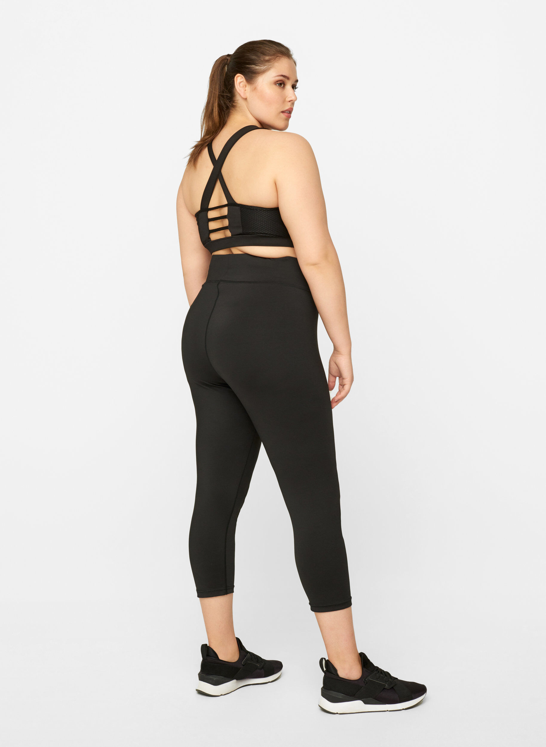 Zizzifashion Sports leggings, Black, Model image number 1