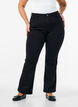 Ellen bootcut jeans with high waist, Black, Model image number 2