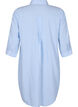 Long striped shirt with 3/4 sleeves, Light Blue, Packshot image number 1