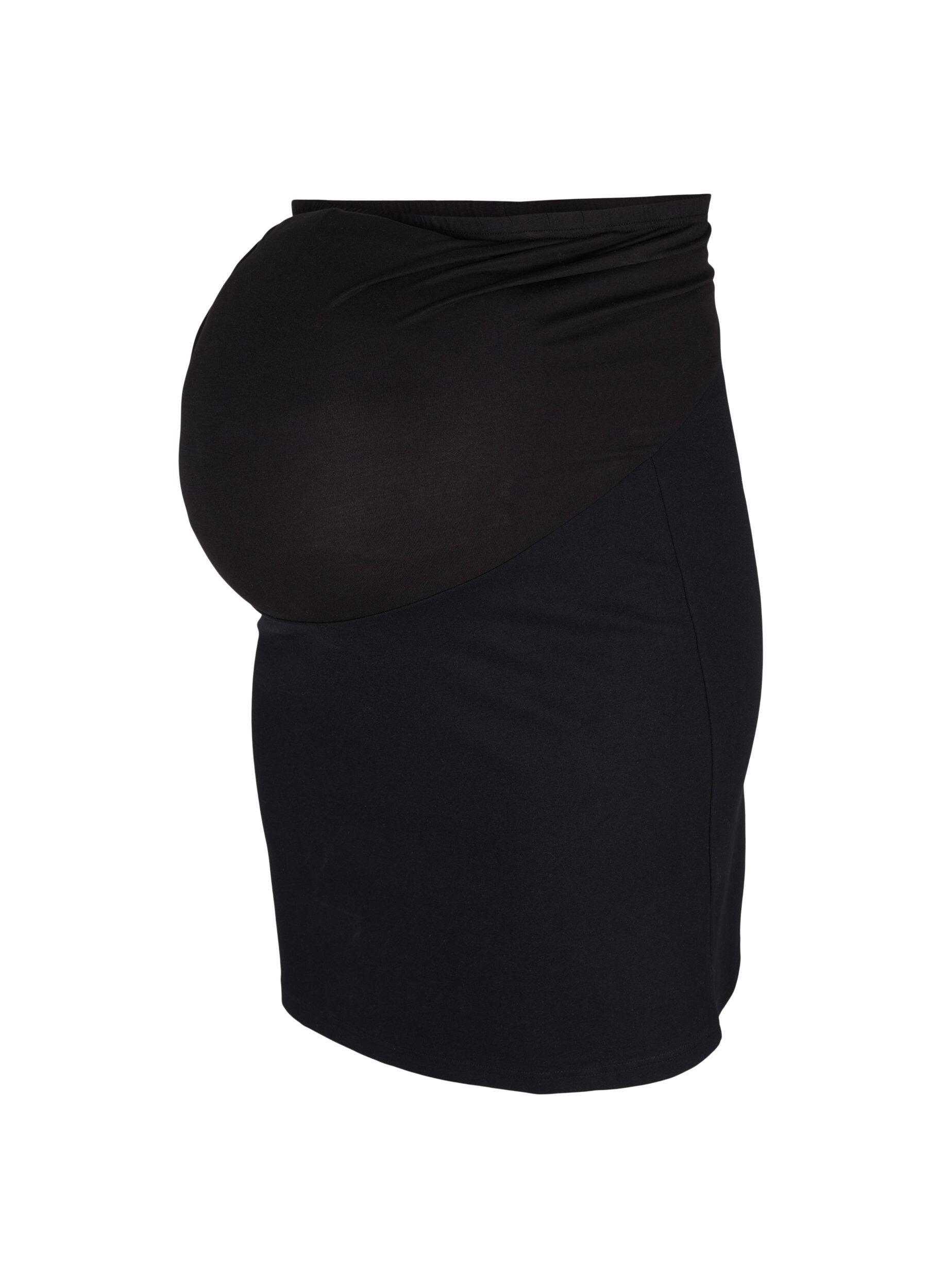 Zizzifashion Close-fitting maternity skirt, Black, Packshot image number 0