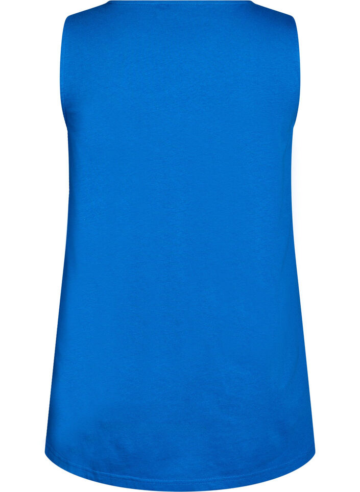 Cotton top with a-shape, Blue, Packshot image number 1