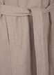 Long wool coat with belt, Moon Rock Mel. , Packshot image number 2
