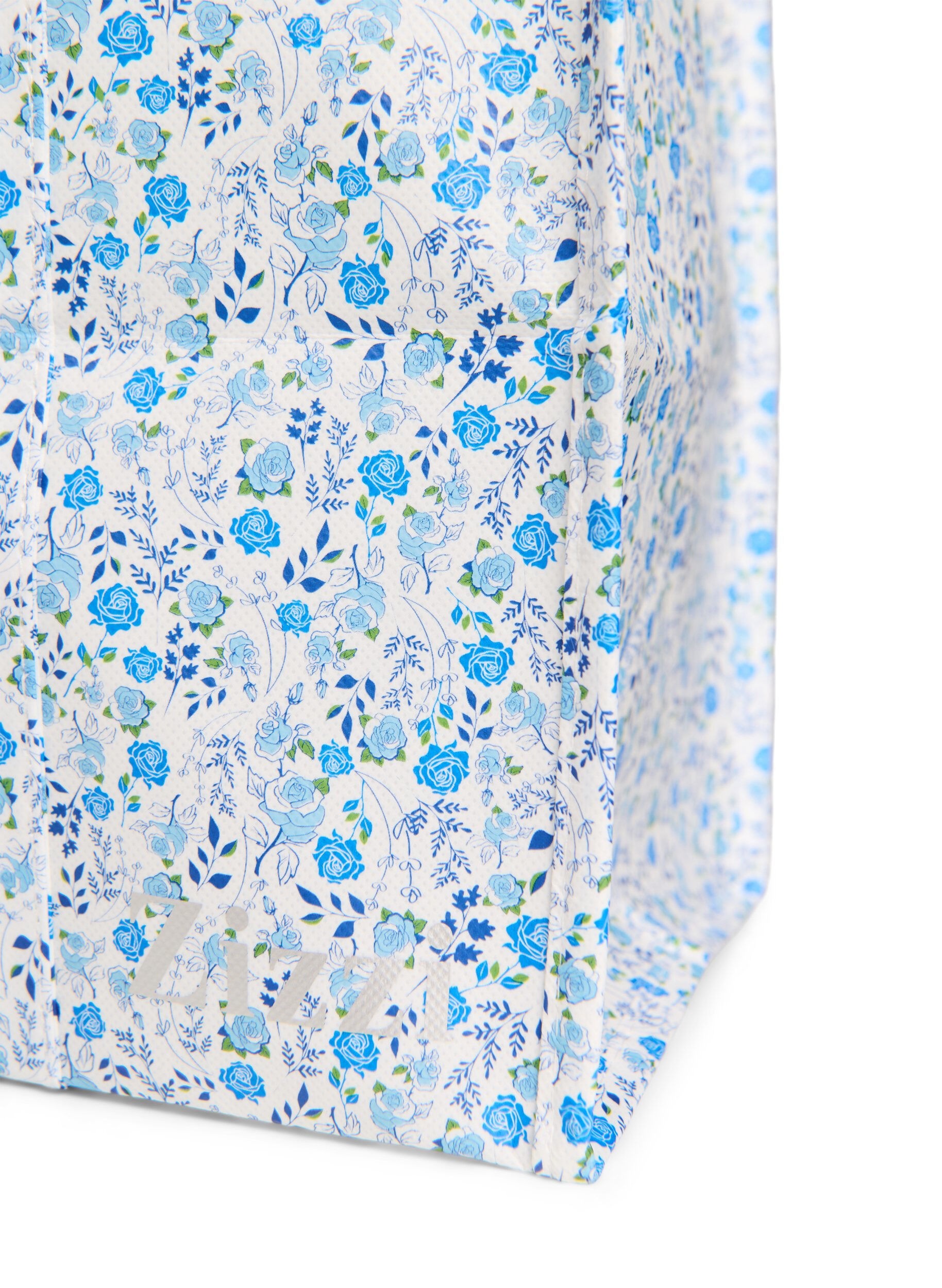 Zizzifashion Shopping bag with zipper, Blue, Packshot image number 2