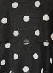 Layered top with ruffles and spaghetti straps, Black, Packshot image number 2