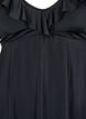 Swimdress with ruffles and removable padding, Black, Packshot image number 2