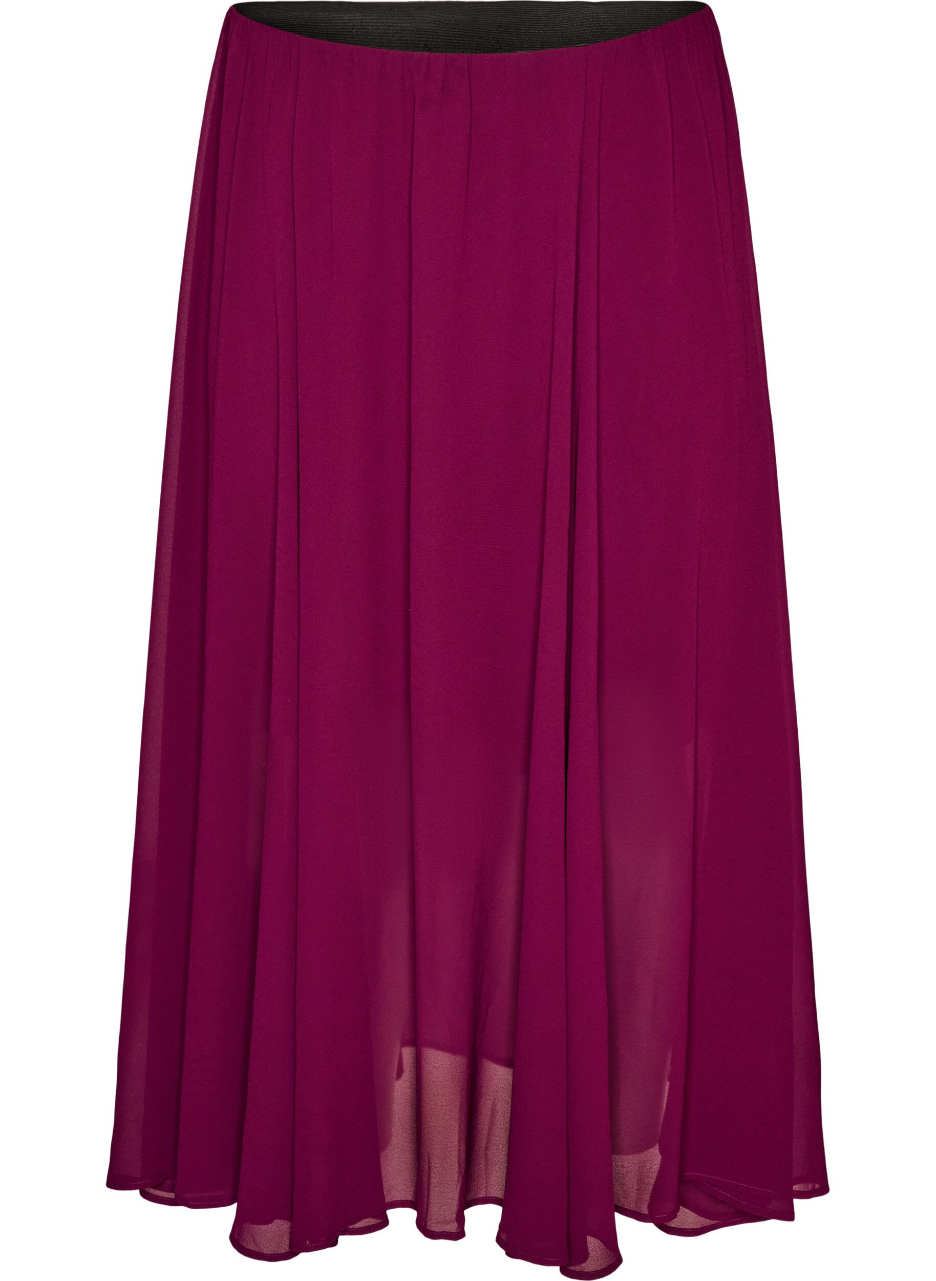 A-line midi skirt
