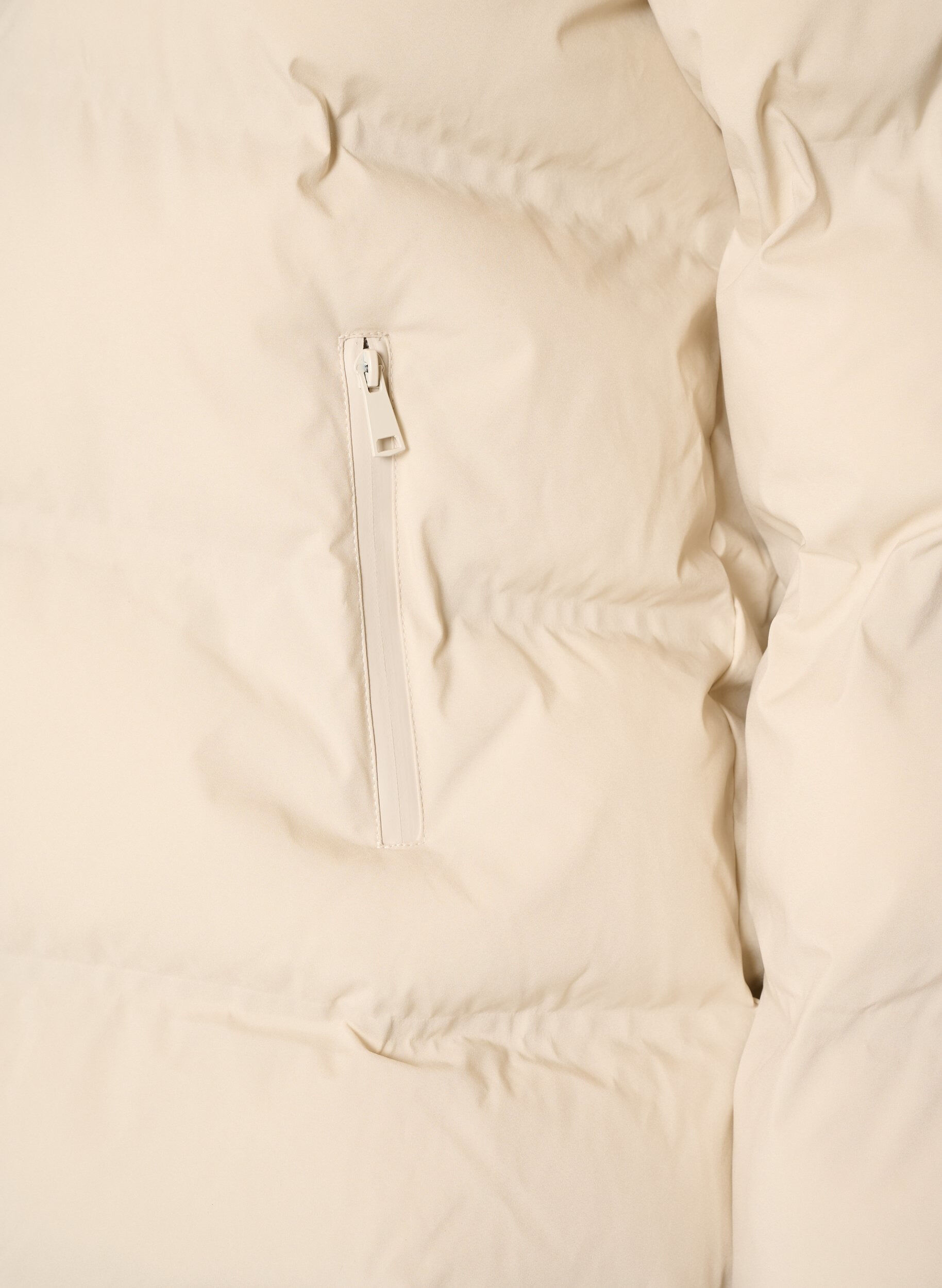 ZizzifashionShort puffer jacket with detachable hood, Vanilla, Packshot image number 3