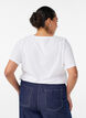 T-shirt with motif, White, Model image number 2