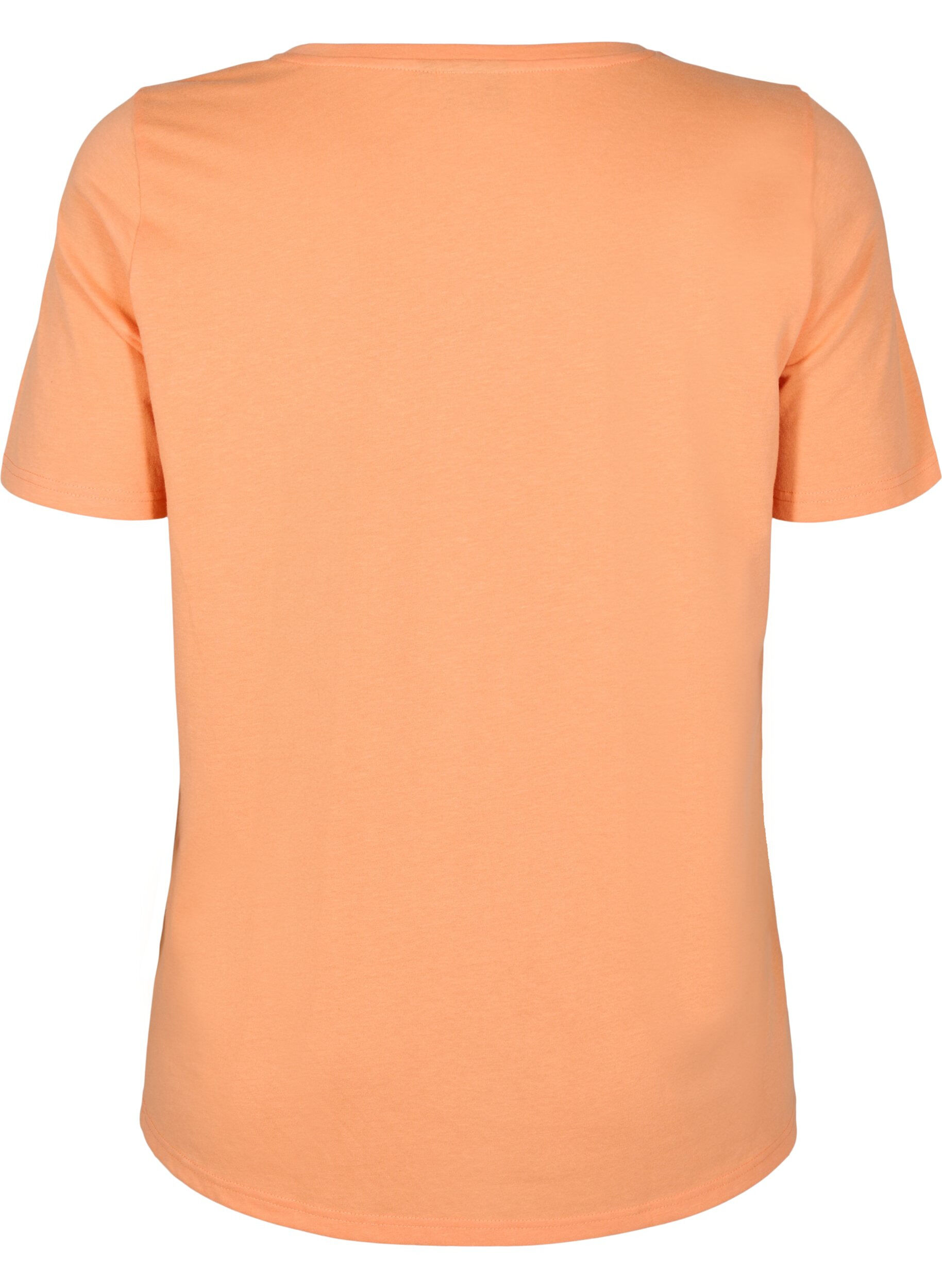 Zizzifashion FLASH - T-shirt with motif, Orange, Packshot image number 1