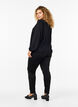 Leggings in imitation suede, Black, Model image number 1