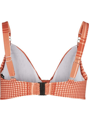 Printed bikini top, Tandori Scarf Print, Packshot image number 1