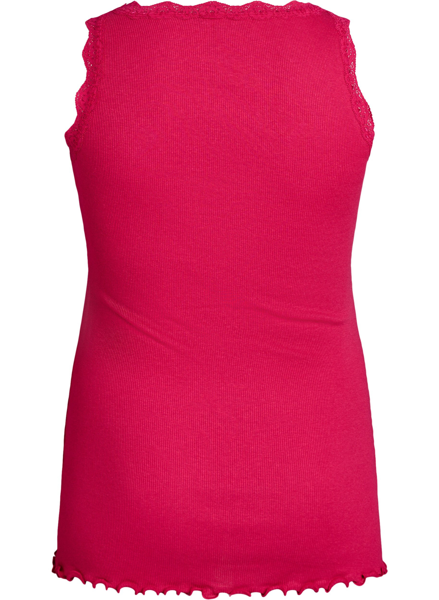 Zizzifashion Top with lace trim, Pink, Packshot image number 1