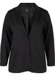 Simple blazer with button, Black, Packshot image number 0
