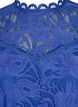 Long-sleeved lace blouse, Deep Ultramarine, Packshot image number 2